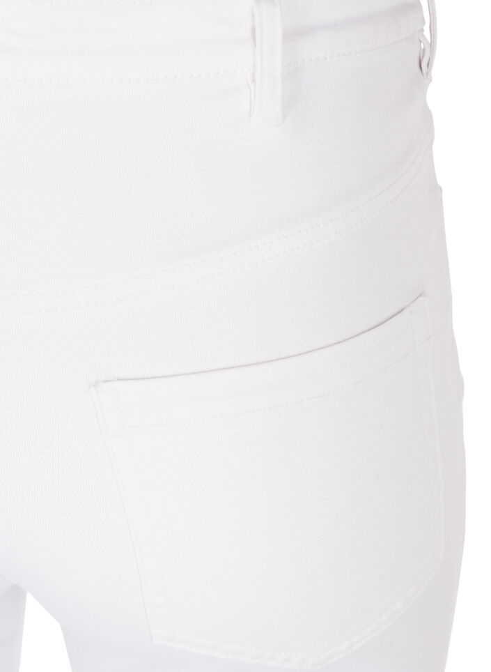 Super slim Amy jeans met hoge taille, White, Packshot image number 3