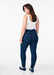 Rekbare jeggings met een hoge taille, Blauw, Model image number 1