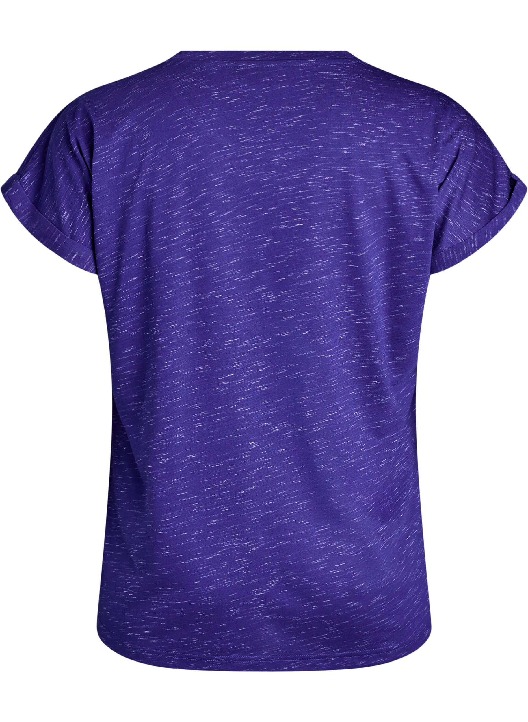 ZizziLos workout T-shirt met korte mouwen, Paars, Packshot image number 1