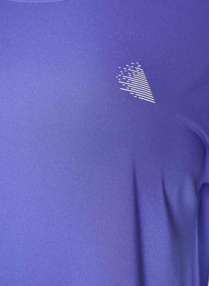 Effen gekleurd trainingsshirt, Blauw, Packshot image number 2