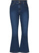Ellen bootcut jeans met hoge taille, Blauw, Packshot image number 0