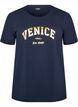 T-shirt met motief, Blauw, Packshot image number 0