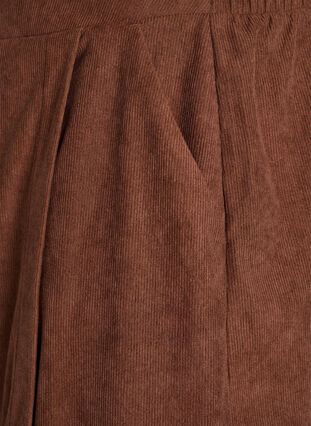 ZizziKorte rok van corduroy, Fondue Fudge, Packshot image number 2