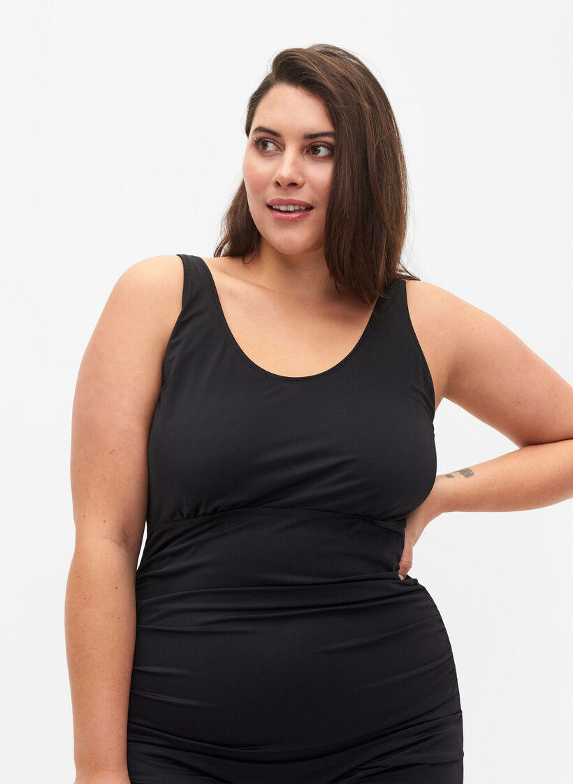 Badpak met pijpjes, Zwart, Model image number 2