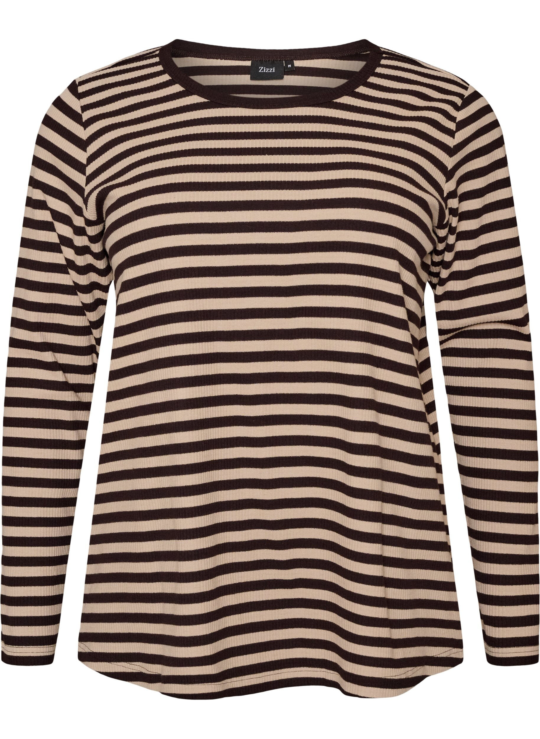 Gestreepte blouse met lange mouwen