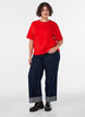 Boxy katoenen T-shirt, 0942, Model image number 1