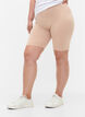 Effen basic fietsbroek, Beige, Model image number 0