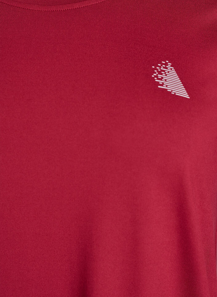 Training blouse met 3/4 mouwen, Rood, Packshot image number 2