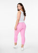 Basic 3/4-legging in viscose, Roze, Model image number 2