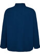 Chemise de nuit &agrave; manches longues en mousseline de coton, Bleu, Packshot image number 1