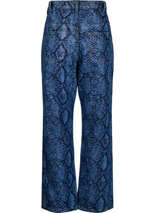 ZizziEmily jeans met slangenprint, Denim Snake AOP, Packshot image number 1