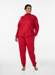 Sweatpants met hoge taille, Rood, Model image number 0