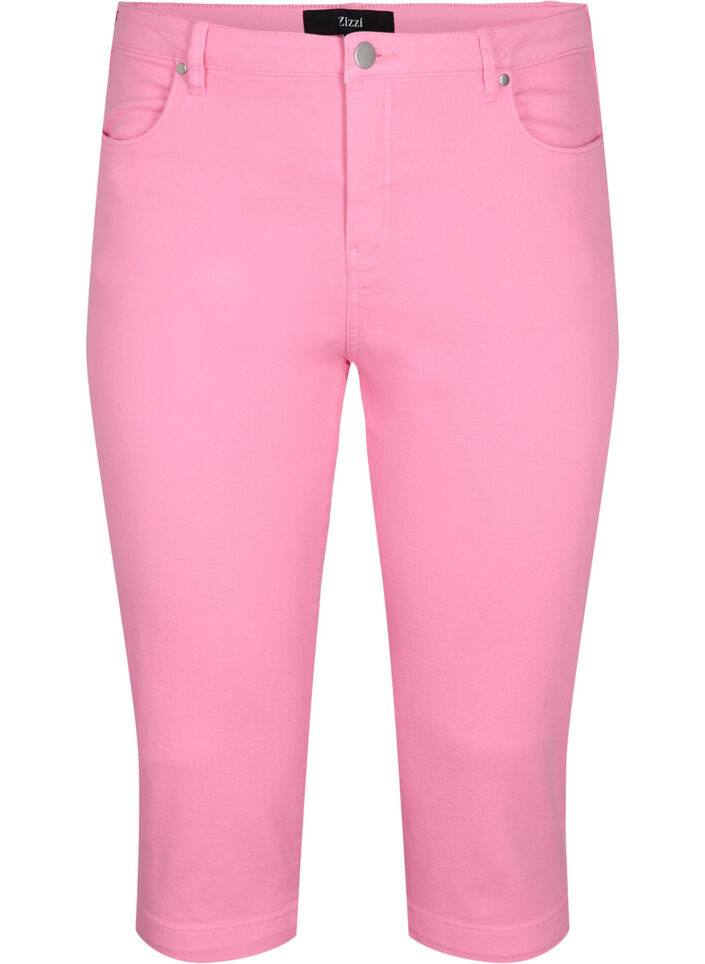 Strakke Emily capri broek, Rosebloom, Packshot image number 0