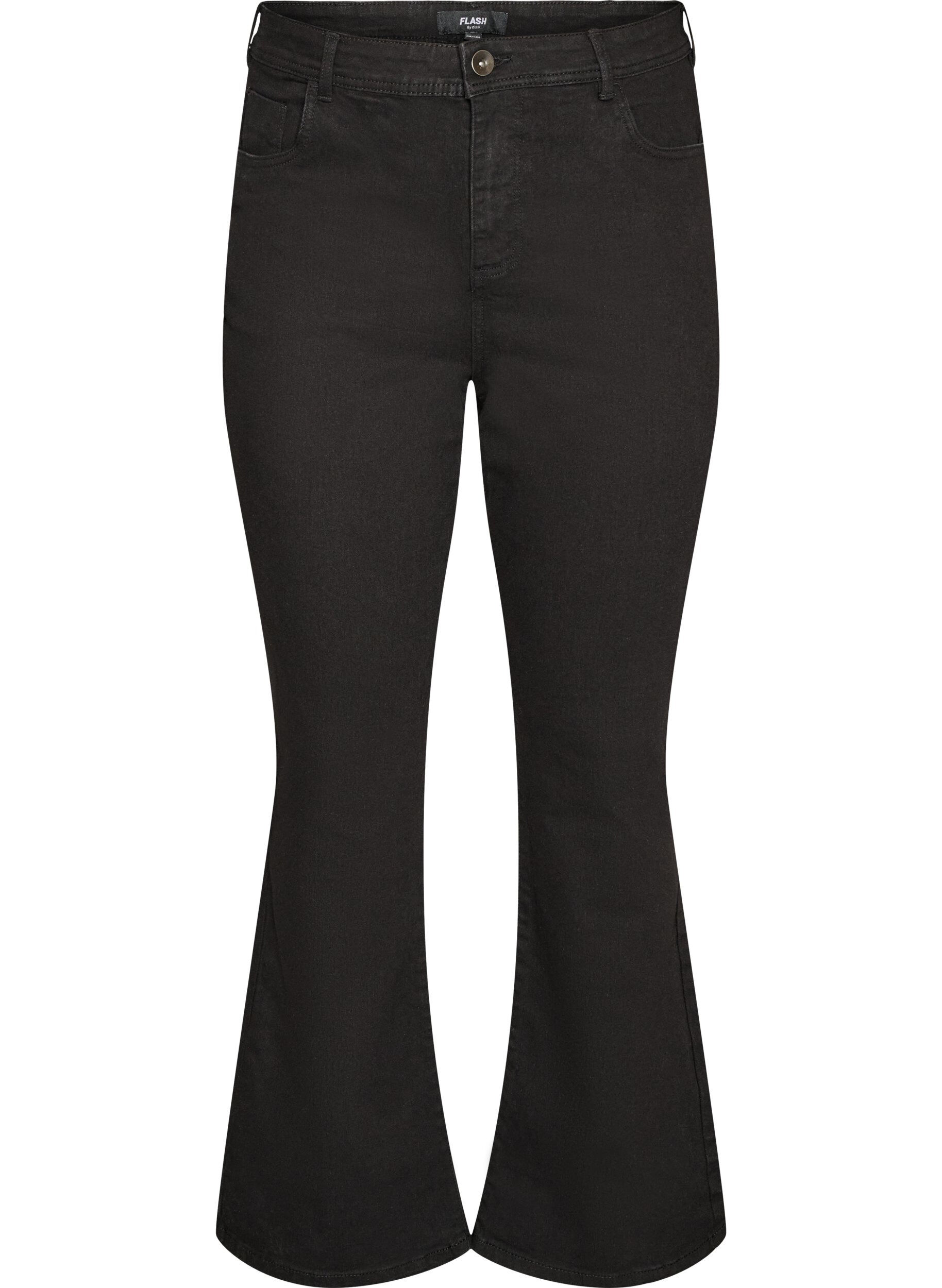 FLASH - Hoog getailleerde jeans met bootcut
