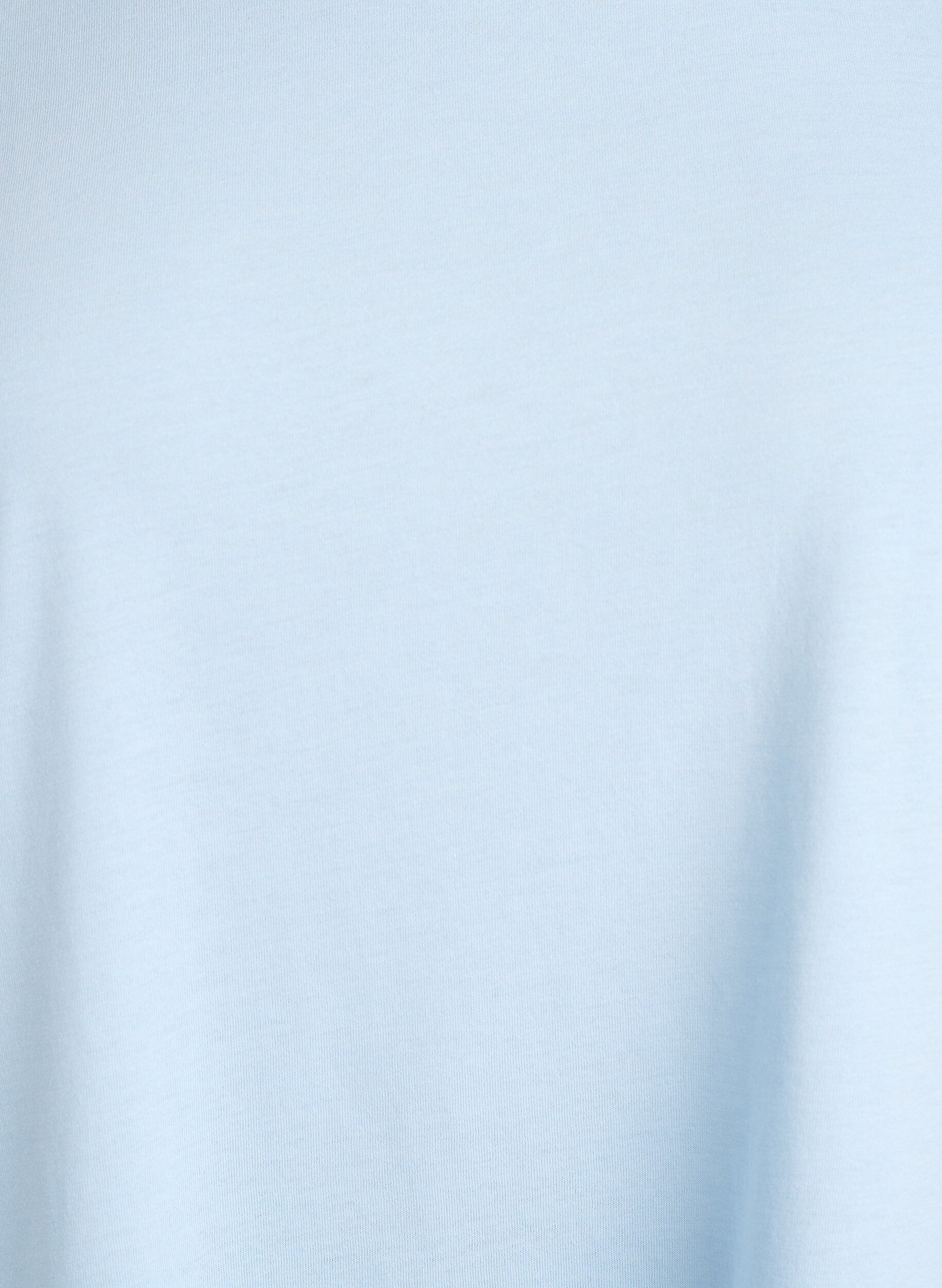 ZizziT-shirt met korte mouwen van katoenmix, Blauw, Packshot image number 2