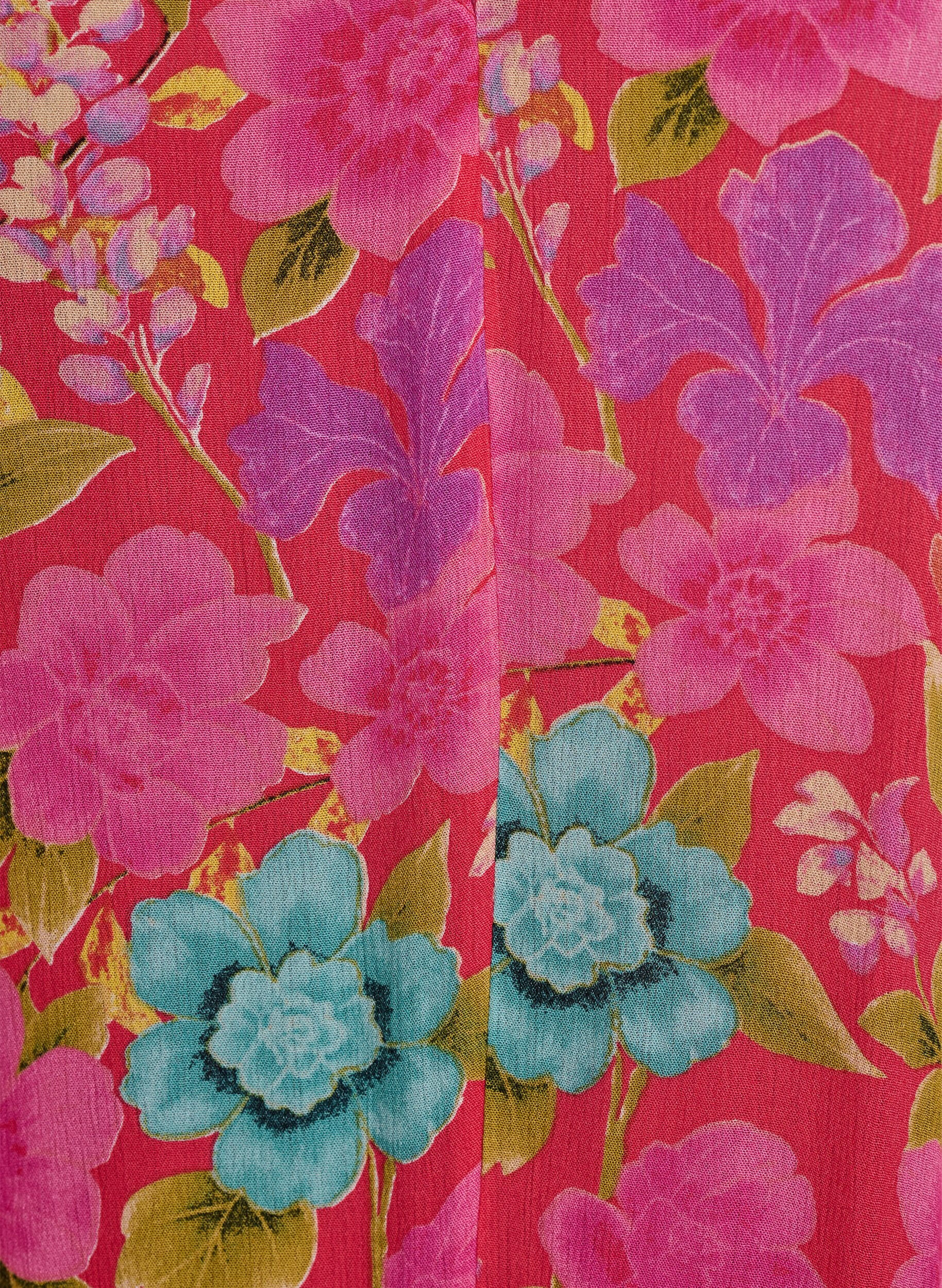 ZizziA-lijn maxi-jurk zonder mouwen met een V-hals, Rood, Packshot image number 2