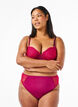 Tai slip met borduursel en normale taille, Rood, Model image number 0