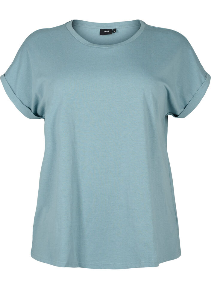 2 packs de t-shirts &agrave; manches courtes, Bleu, Packshot image number 2
