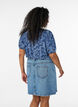Blouse met korte mouwen, Blauw, Model image number 2