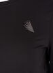 Sportblouse met lange mouwen, Zwart, Packshot image number 2