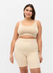 Light shapewear shorts met hoge taille, Beige, Model image number 0