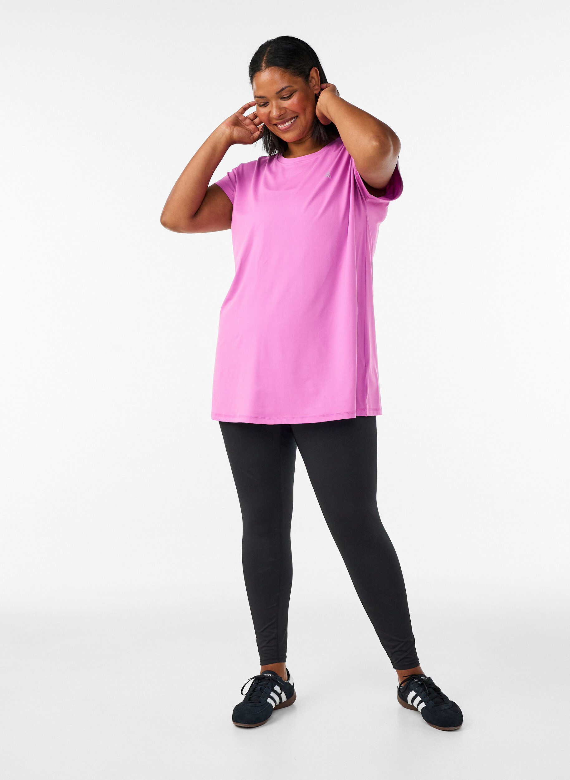 ZizziLang workout T-shirt, Roze, Model image number 1
