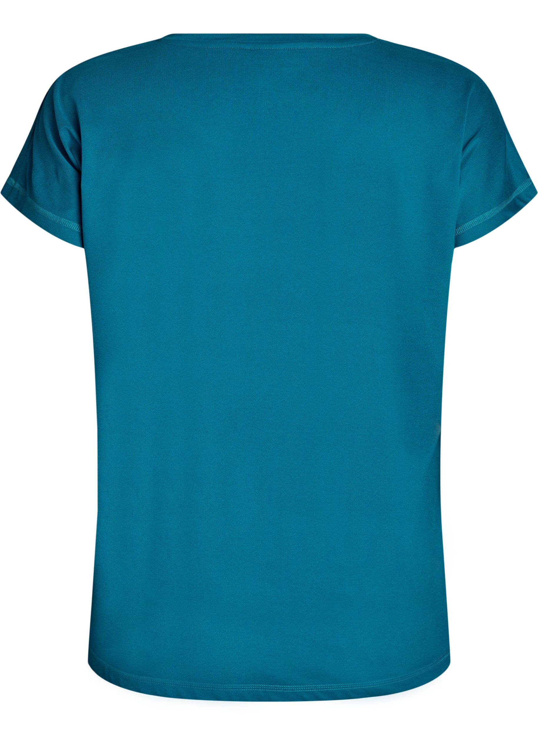 ZizziEffen gekleurd trainingsshirt, Groen, Packshot image number 1
