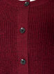 Vest van ribtricot met knopen, Rood, Packshot image number 2