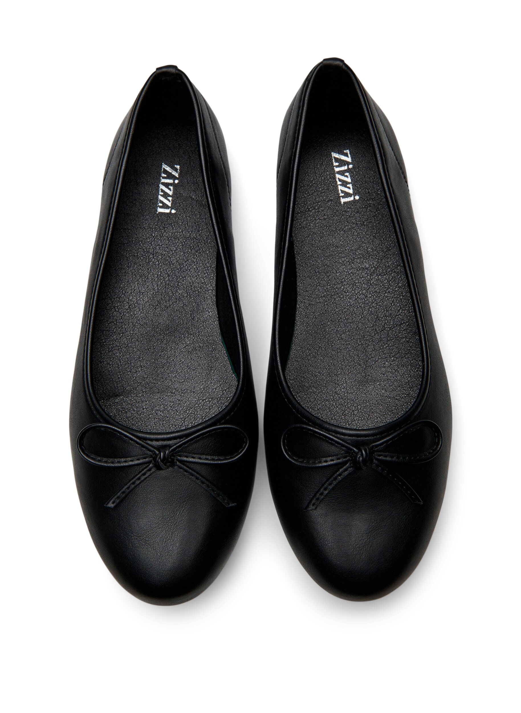 ZizziBallerina met strikje, Zwart, Packshot image number 2