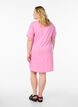 FLASH - Korte T-shirtjurk met strikceintuur, Roze, Model image number 2