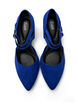 Wide fit - Pumps met dubbele banden, Blauw, Packshot image number 2