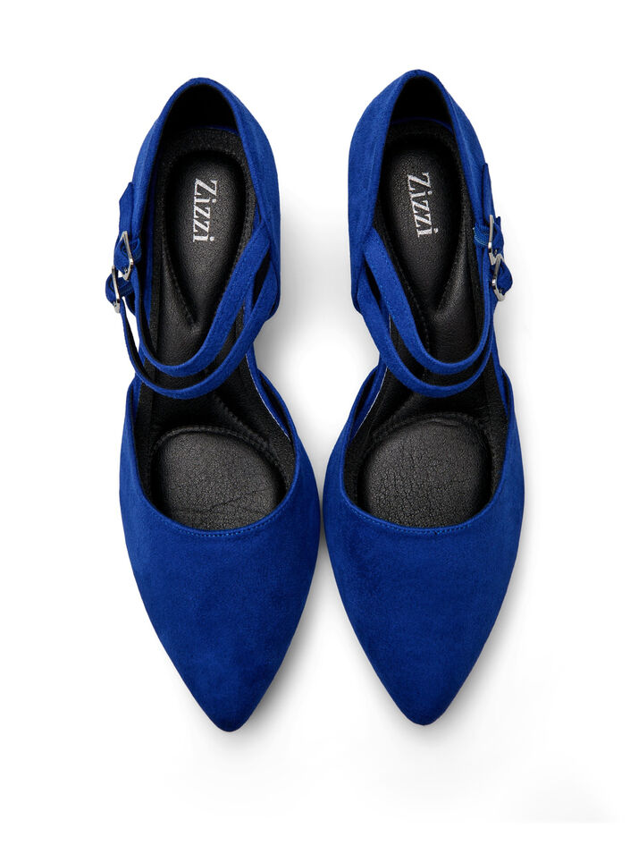 Wide fit - Pumps met dubbele banden, Surf The Web, Packshot
