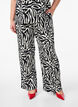 Broek met zebraprint, Zwart, Model image number 2
