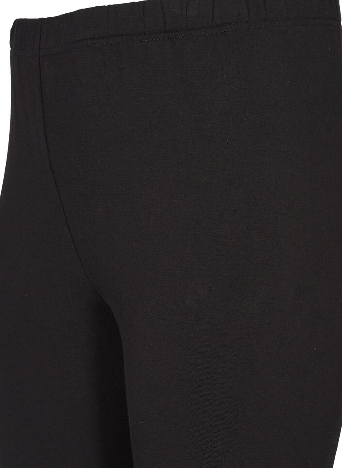 Legging in katoen met voering, Zwart, Packshot image number 3