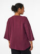 Blouse met 3/4 mouwen, Donker Bordeaux, Model image number 2