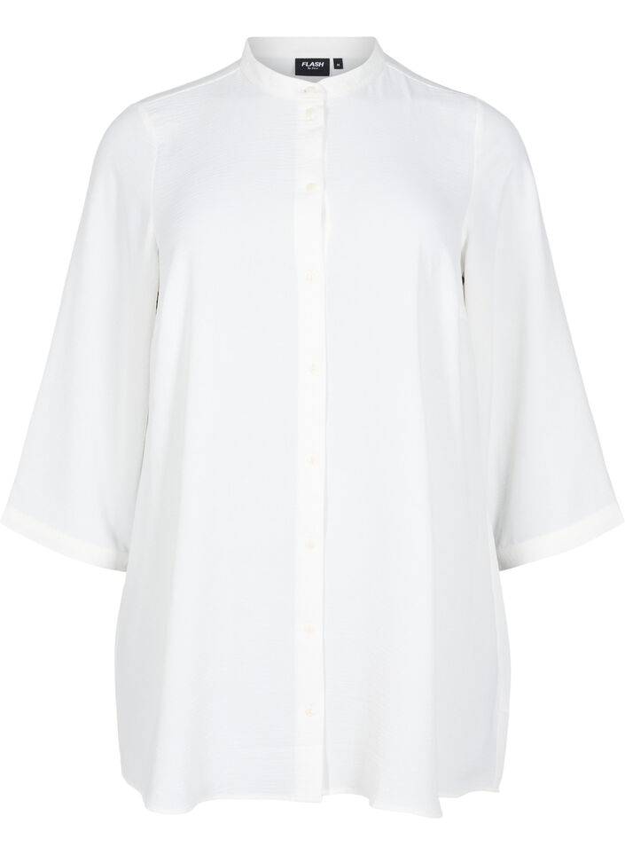FLASH - Tuniek met 3/4 mouwen, Vanille, Packshot image number 0