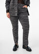 Emily jeans met luipaardprint, Zwart, Model image number 2