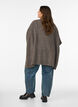 Cardigan met open voorkant en wijde mouwen, Bruin, Model image number 2