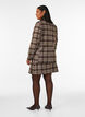 Geruite blazer met zakken en split achteraan, Bruin, Model image number 2