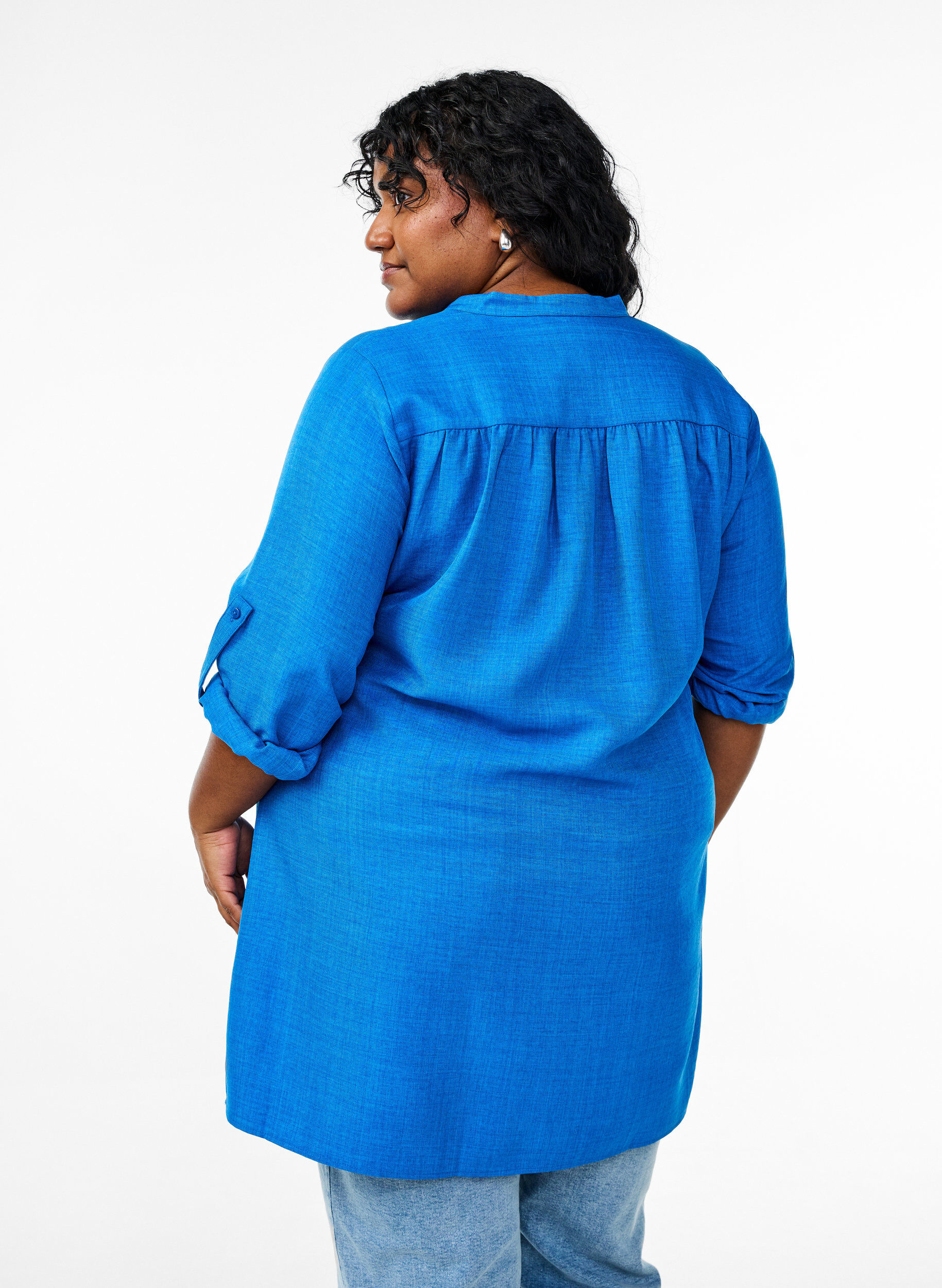 ZizziTuniek met ronde hals, Blauw, Model image number 2