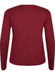 Basic T-shirt met lange mouwen en ronde hals, Rood, Packshot image number 1