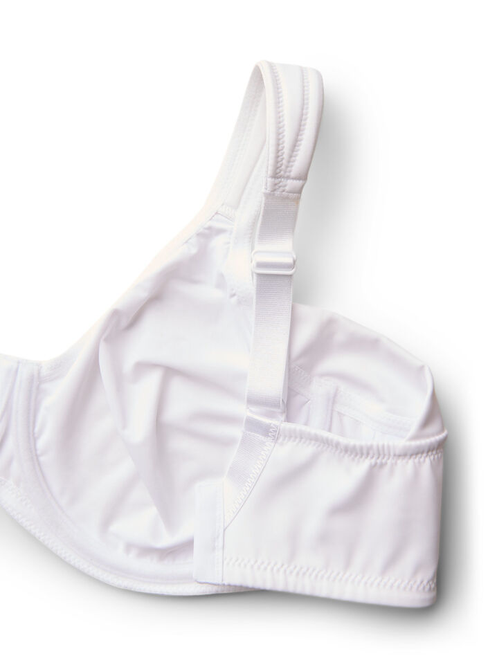 Comfort-bh met beugel en voorgevormde cups, Wit, Packshot image number 3