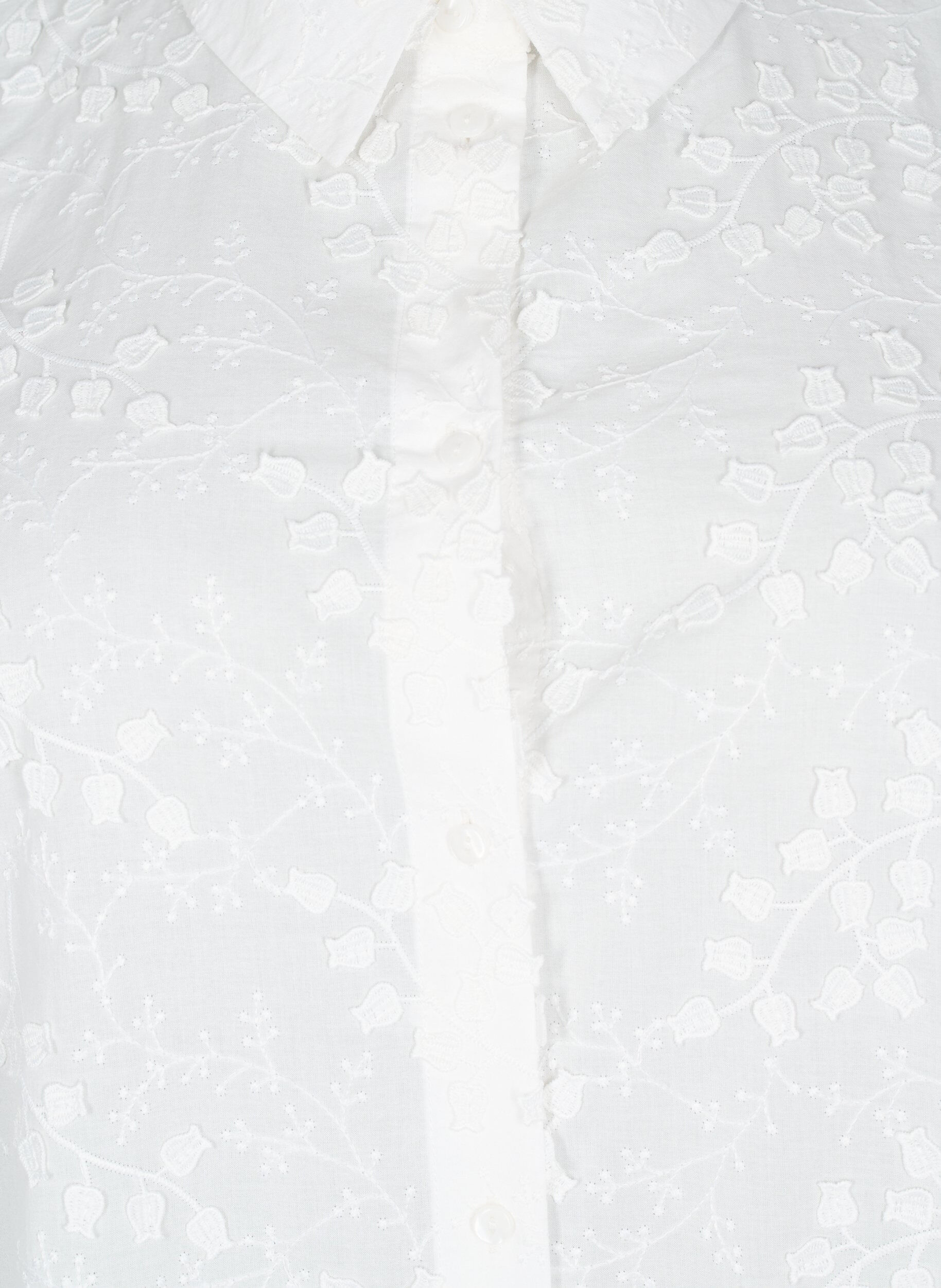 ZizziJurk met geborduurde bloemen, Wit, Packshot image number 2