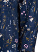 Gewatteerde winterjas met bloemenprint, Blauw, Packshot image number 3
