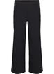 Wijde broek met elastische tailleband, Zwart, Packshot image number 0