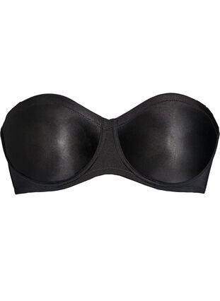 ZizziStrapless beha met beugel, Black, Packshot image number 0