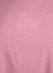 Geweven blouse met korte mouwen en ronde hals, Roze, Packshot image number 2