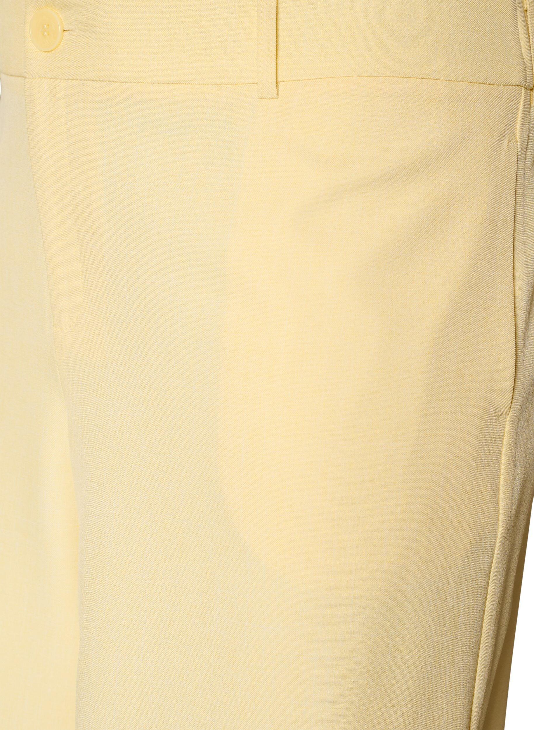 Zizzi Short bermuda ample &agrave; taille haute, Jaune clair, Packshot image number 2