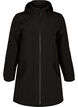 Softshell jas met capuchon, Zwart, Packshot image number 0