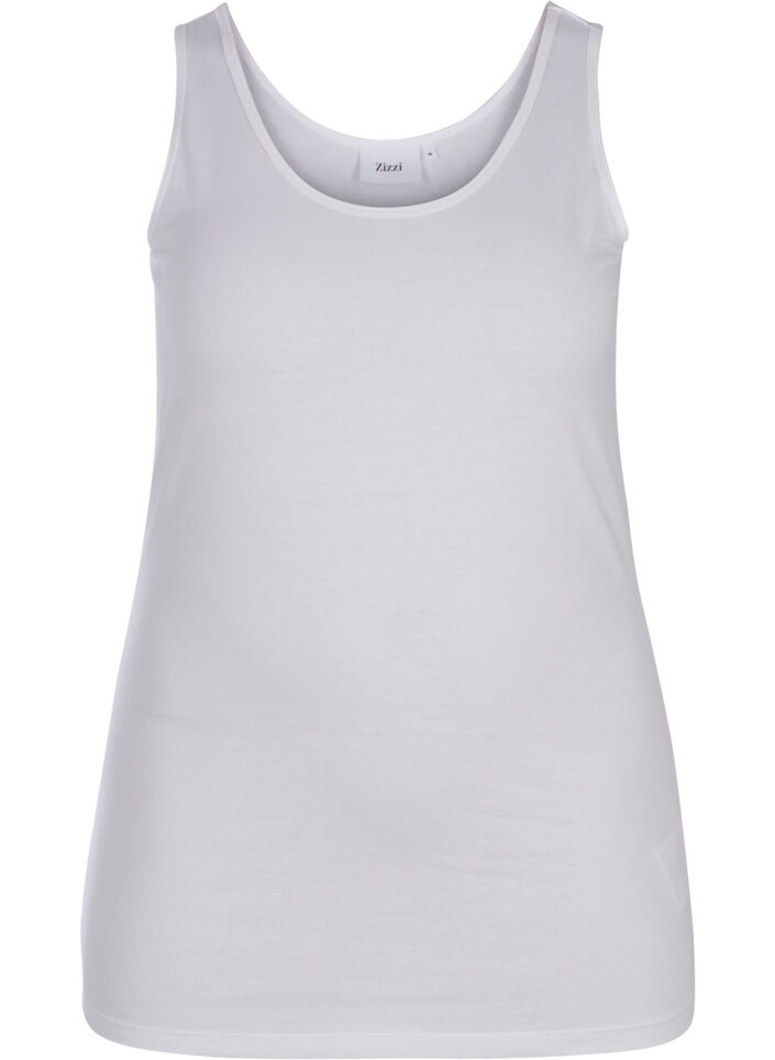 Basic top, Bright White, Packshot